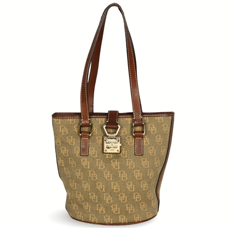 Dooney & Bourke Signature Satchel/Bucket Bag