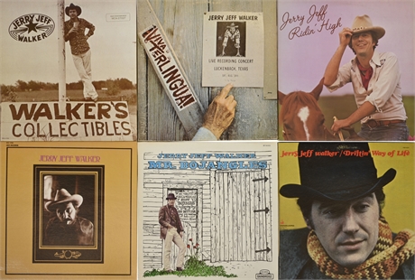 Jerry Jeff Walker - 6 Albums (1968-1975)