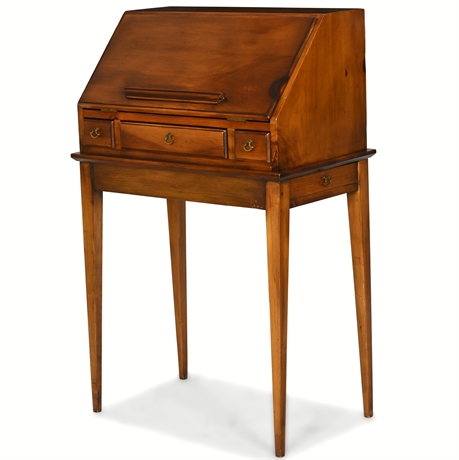 Antique Neo Classical Secretary Desk by Stiehl Furniture, New York