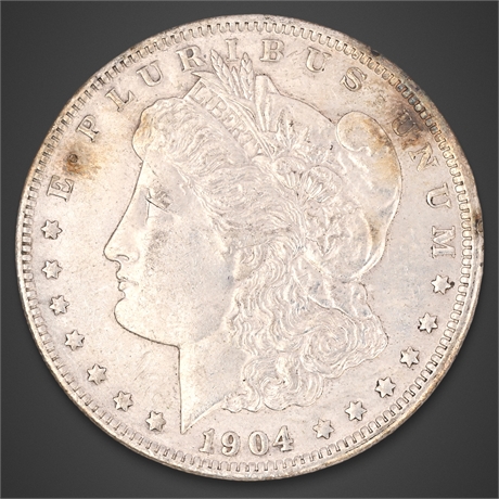 1904-O Morgan Silver Dollar – New Orleans Mint – .900 Silver