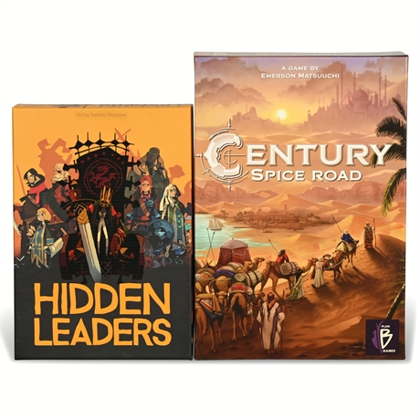 Century Spice Road & Hidden Leaders Games