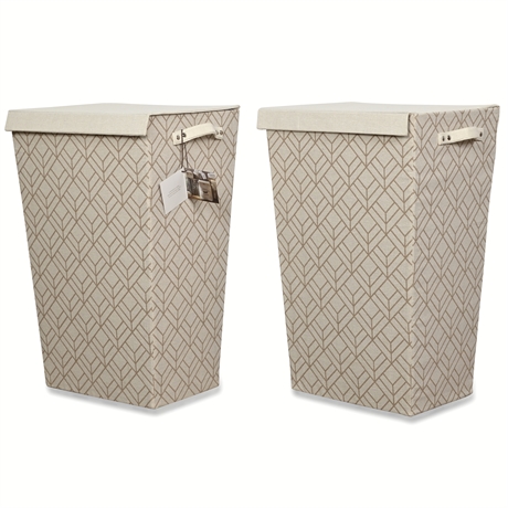 Pair 25" Laundry Baskets