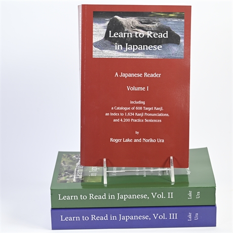 Learn to Read Japanese Vol I, II, III