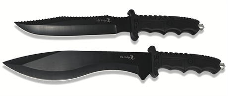 Pair Elk Ridge Survival / Tactical Knives