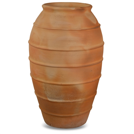 32" Terra Cotta Floor Standing Vase