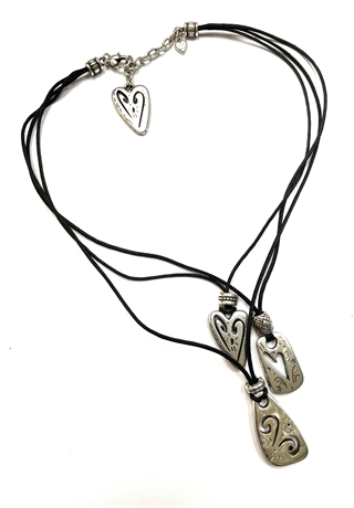 Brighton Necklace with Black Cord