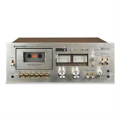Kenwood KX-1030 Stereo Cassette Deck — Three Ferrite Heads, Double Dolby