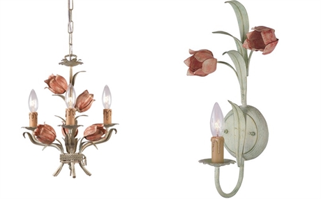 Crystorama Chandelier and Sconce