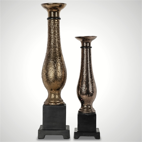 Elegant Pillar Candlesticks