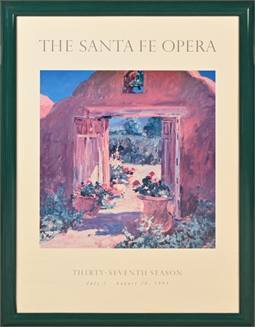 The Santa Fe Opera "Framed Poster 1993