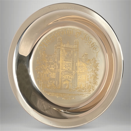 Sterling Silver University of Idaho Plate