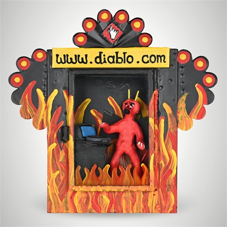 Cielito Lindo Estudio “Devil Goes Online” Mexican Folk Art Nicho