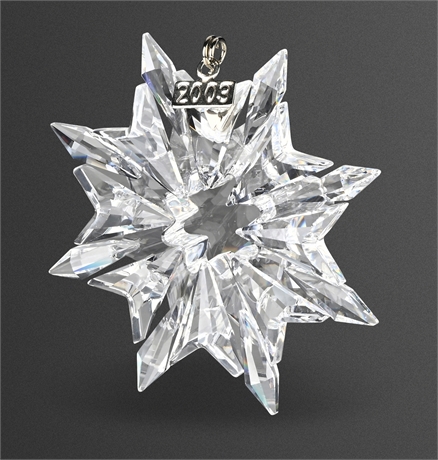 Swarovski 2003 Annual Christmas Ornament with Box & Certificate