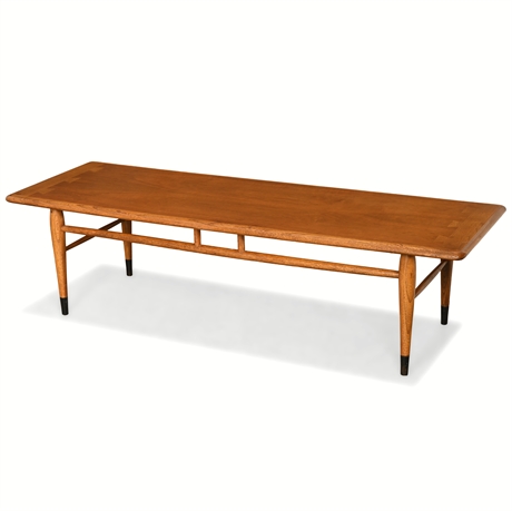 Lane Acclaim Mid-Century Modern Coffee Table – 1966, Walnut & Oak