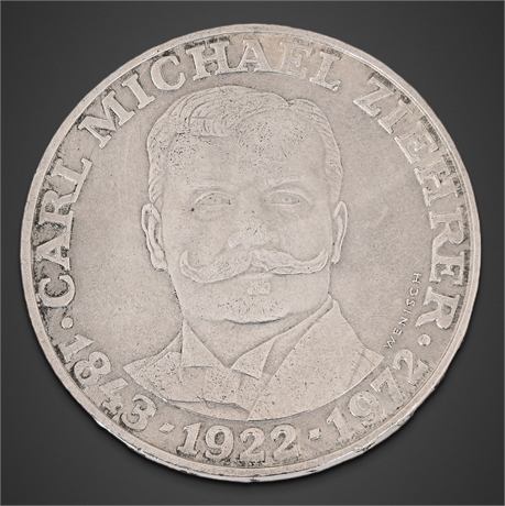 1972 Austria 25 Schilling Silver — Carl Michael Ziehrer Commemorative