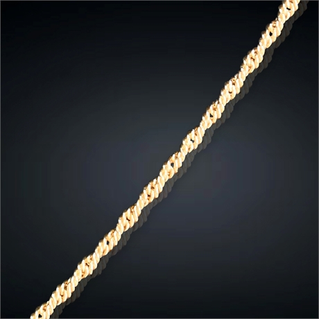 16" 14K Rope Chain