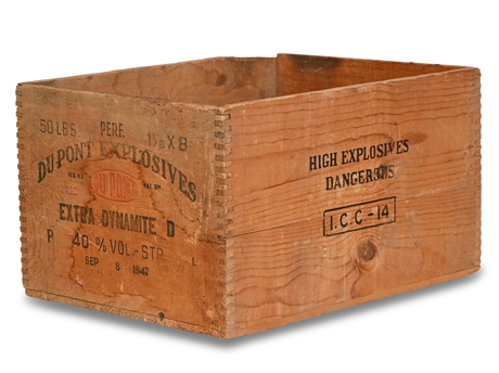 1947 Dynamite Crate