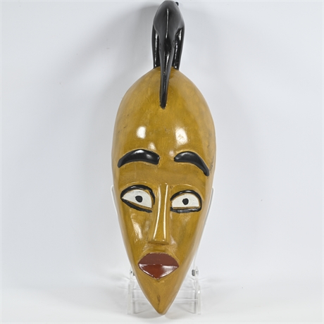 Hand Carved Mask From Ghana