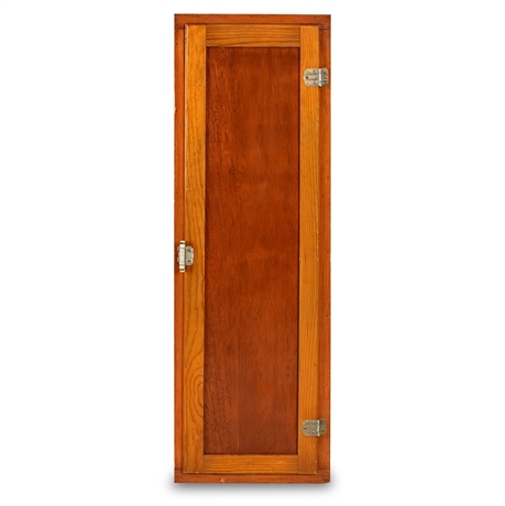 1952 Westside Cabinet Shop Las Cruces Handcrafted Pine Storage Cabinet
