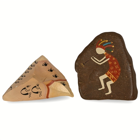 Kokopelli Hand-Painted Stones