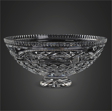 11" Waterford “Ring of Kerry” Crystal Bowl — Romance of Ireland Collection