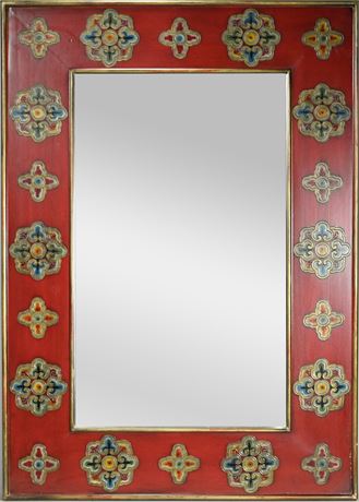 Embossed Lacquered Mirror