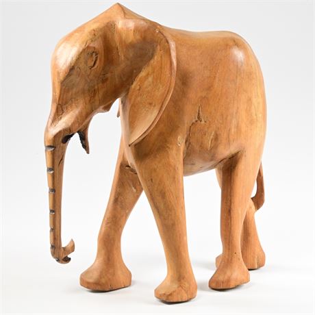 Carved Wood Elephant