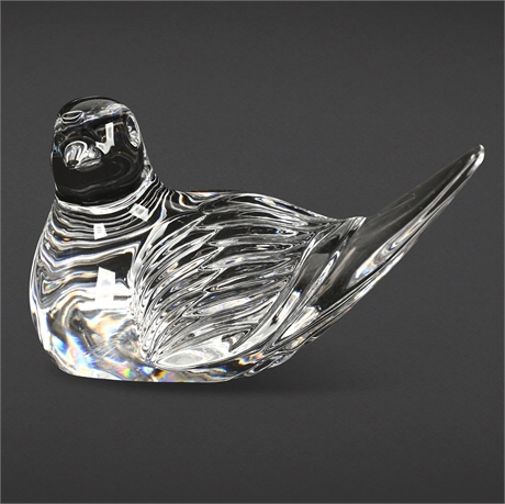Waterford Crystal Bird Figurine – Signed, Excellent Condition