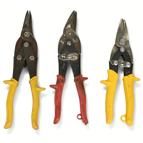 Set of 3 Tin Snips