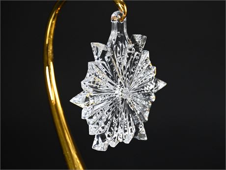 Waterford Snowflake Ornament with Stand