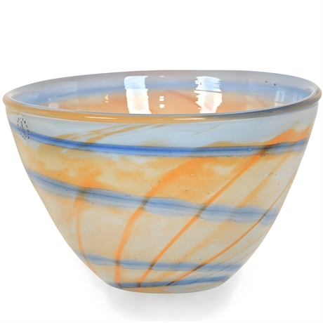 Danish Soholm Kuntsglas Glass Bowl