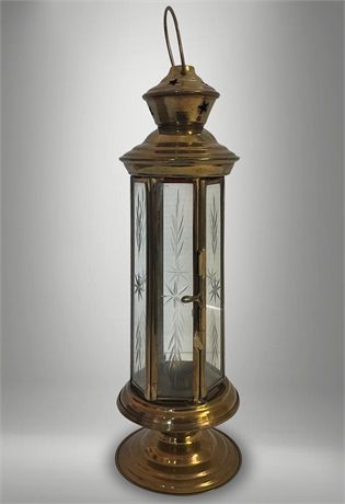 Glass Candle Lantern