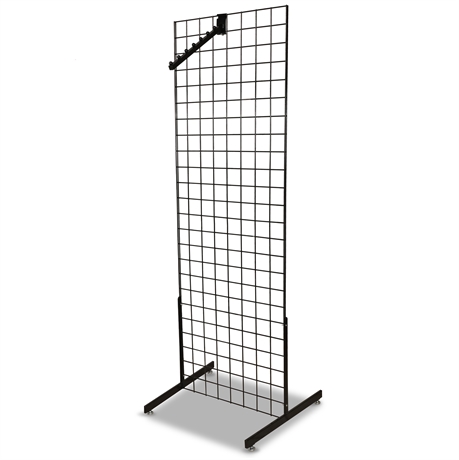 Metal Gridwall Clothes Rack