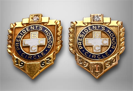 10k Diamond 'President's Circle' Pins