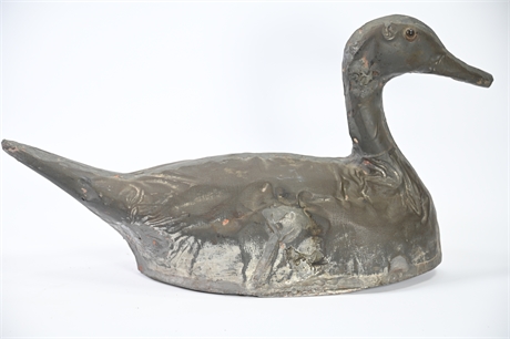 Rare Antique 1920's Anderson Metal Tin Decoy Duck