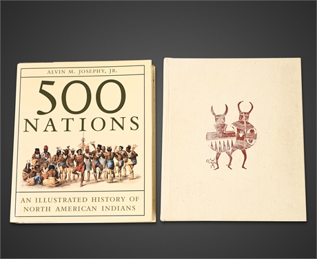 The Native Americans & 500 Nations Illustrated History Set (2 HC, 1991–94)