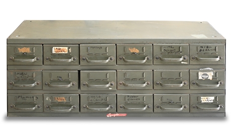 18 Drawer Industrial Howard Storage by Equipto
