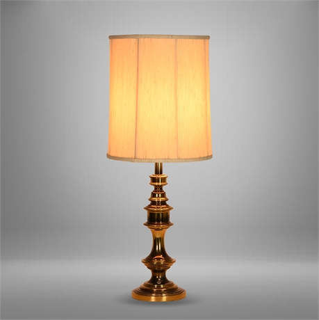 Vintage 32" Brass Table Lamp