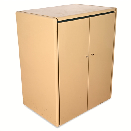 Baker Modern Lacquer Cabinet, Prototype with Adjustable Shelves