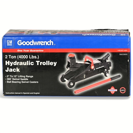 GM Goodwrench 2 ton Hydraulic Trolly Jack