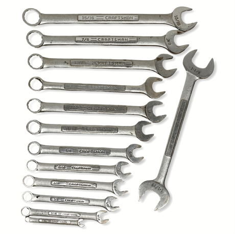 Craftsman® 13-Piece Vintage SAE Combination Wrench Set