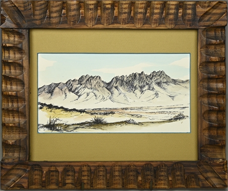Carolyn Bunch "Organ Mountains" Watercolor