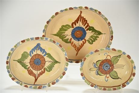 Vintage Tlaquepaque Scalloped Dishes
