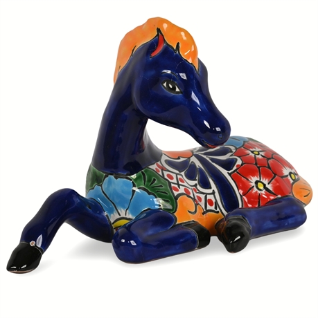 13" Hand-Painted Talavera Horse