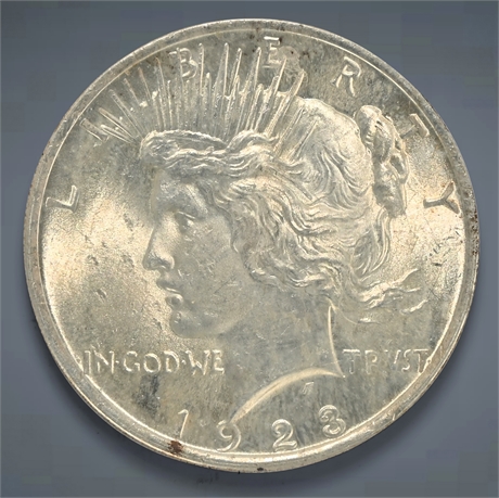 1923 Peace Silver Dollar – Philadelphia Mint – Brilliant Uncirculated