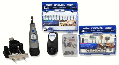 Dremel Multipro Cordless 2 Speed Rotary Tool Kit + Tons of  Accessories