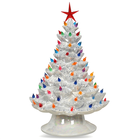 19" Ceramic Christmas Tree