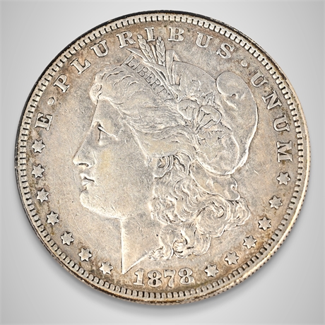 1878 Morgan Silver Dollar – 8 Tail Feathers – Philadelphia Mint – .900 Silver
