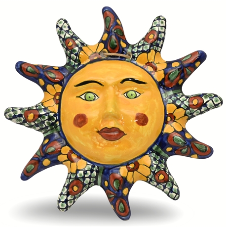 11" Talavera Sun Face