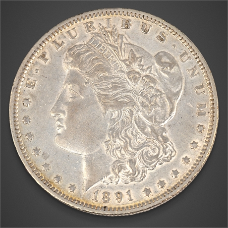 1891 Morgan Silver Dollar – New Orleans Mint – .900 Silver